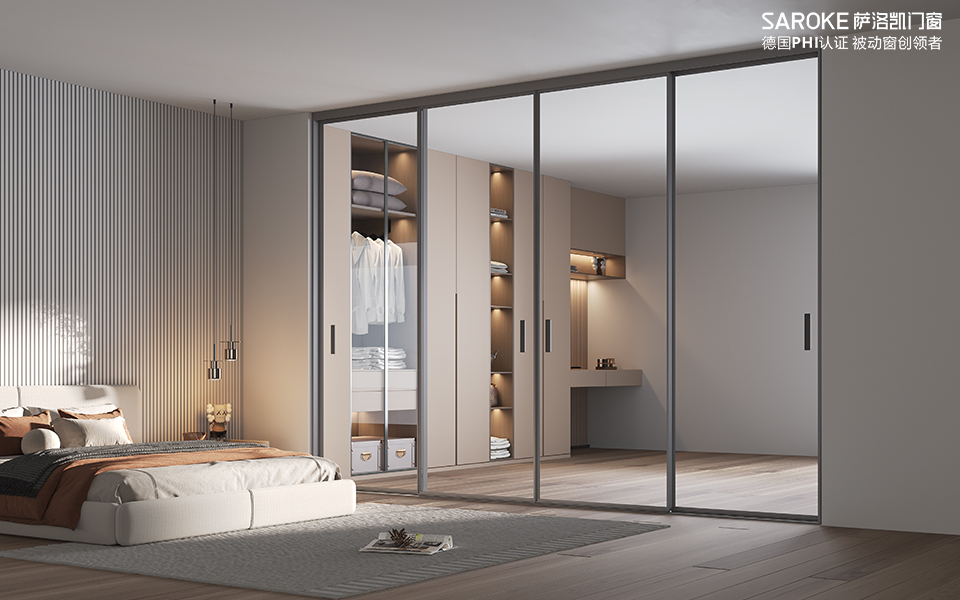 全景?暗夜推拉門